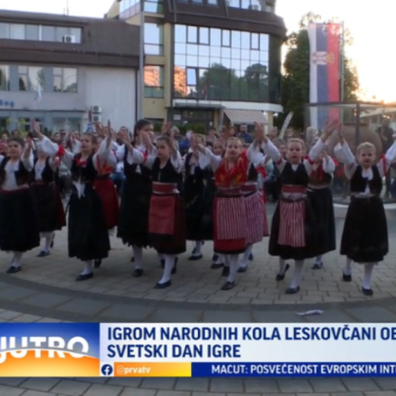 Ovako su Leskovčani proslavili Svetski dan igre VIDEO