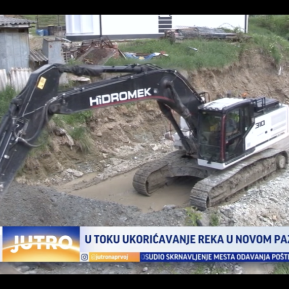 U toku ukorićavanje reka u Novom Pazaru VIDEO