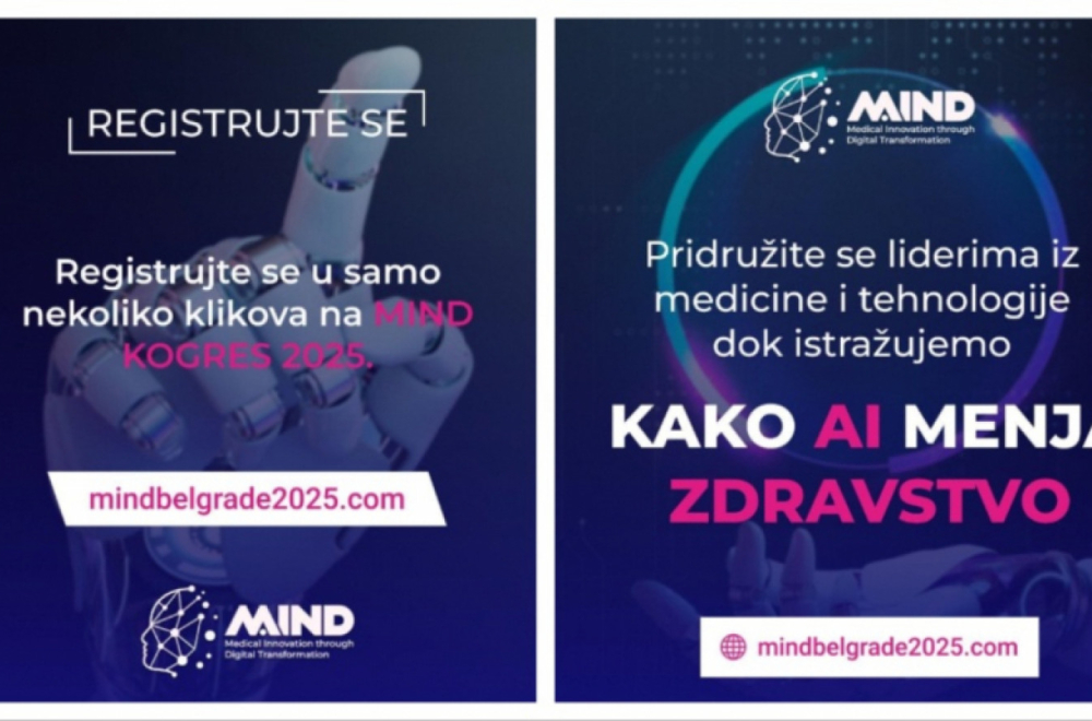 Kongres MIND 2025 u Sava Centru - budućnost medicine u znaku veštačke inteligencije