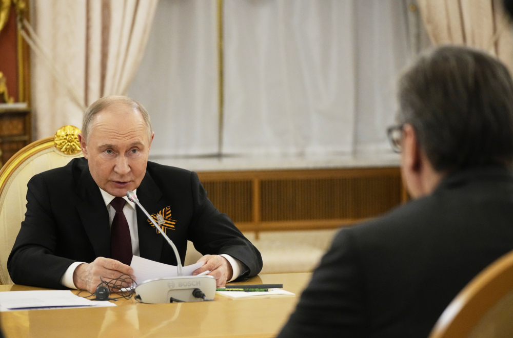 Putin poručio Vučiću: Cenim što ste došli u Moskvu uprkos pritiscima VIDEO