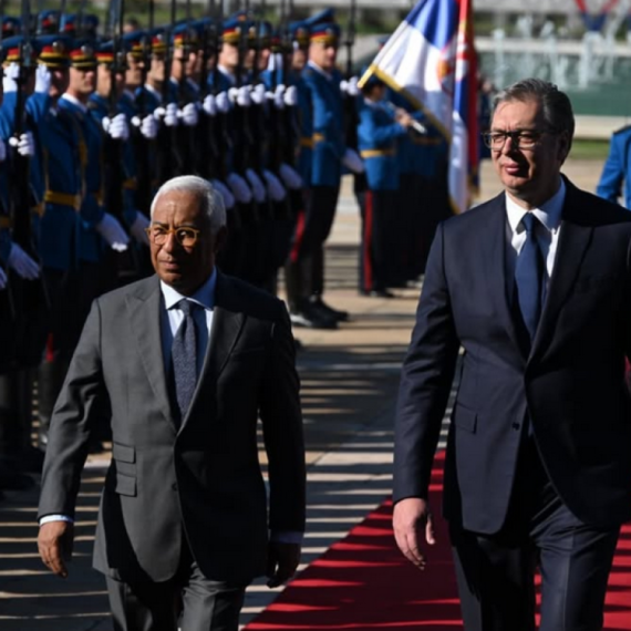 Meeting between Vučić and Costa has begun at the Palace of Serbia: They will discuss Serbia - EU relations