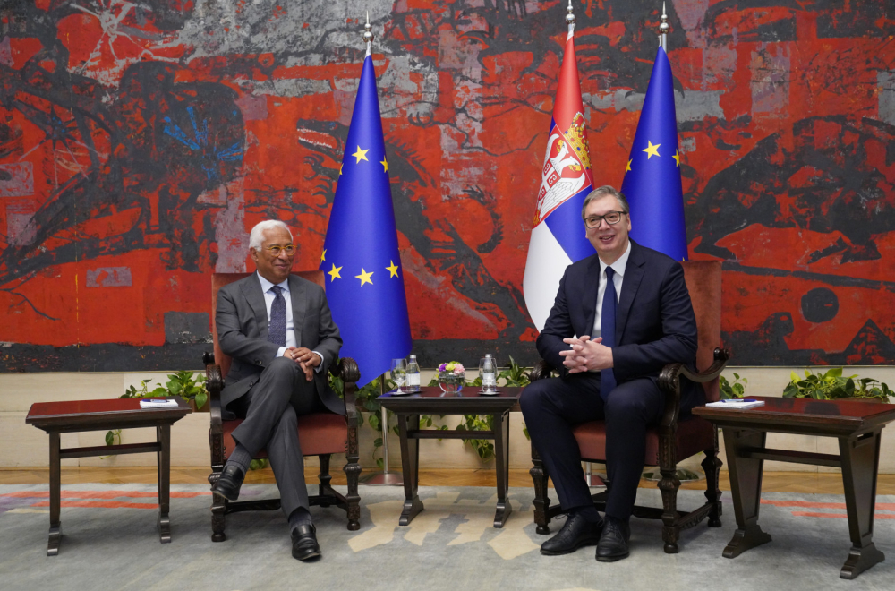 Meeting between Vučić and Costa has begun at the Palace of Serbia: They will discuss Serbia - EU relations