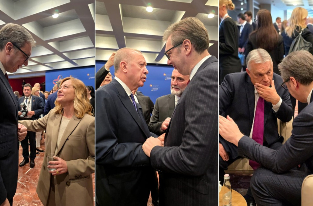 Vučić in Tirana with numerous European leaders: "Again, I have the honor to represent the interests of Serbia"
