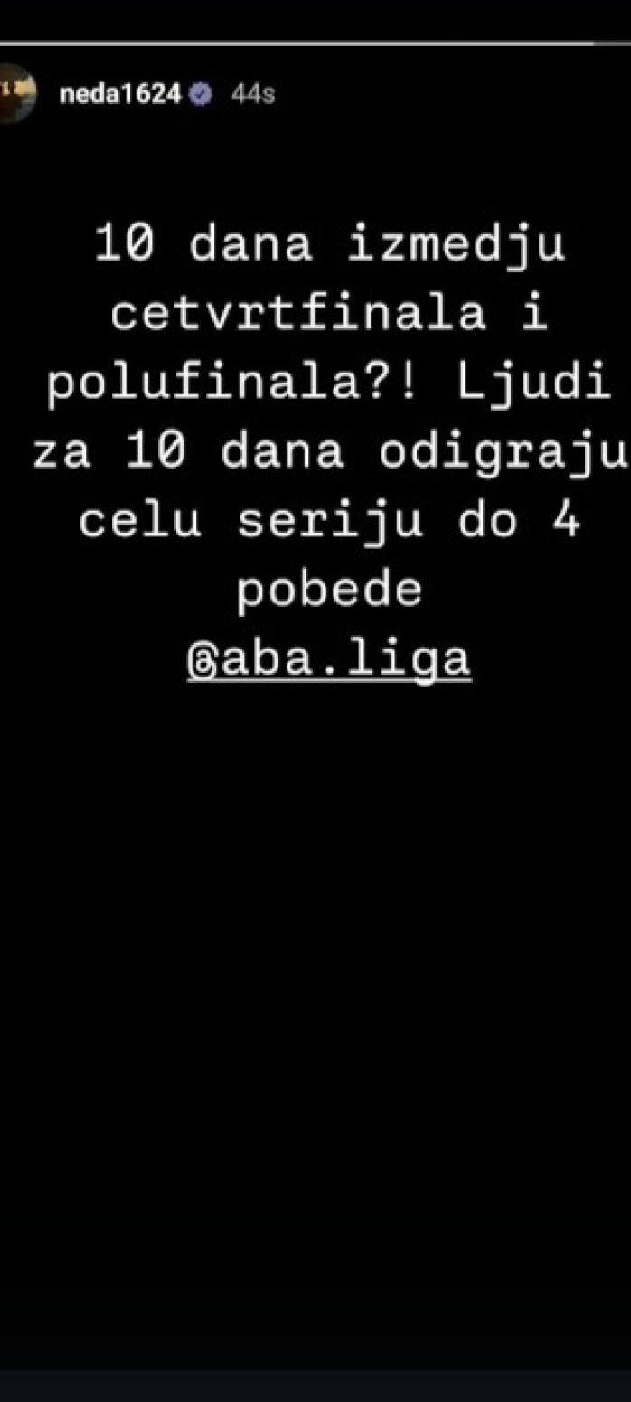 Nedović pobesneo zbog kalendara ABA lige! FOTO