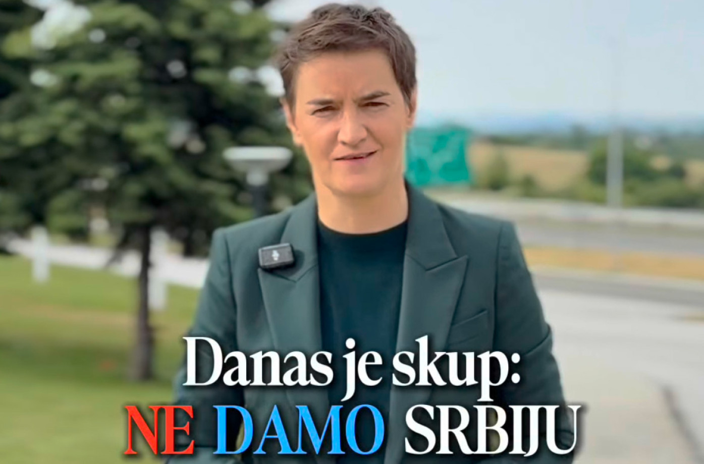 Brnabić: Danas je taj dan – danas je skup "Ne damo Srbiju"; Danas kažemo stop teroru, mržnji i nasilju VIDEO
