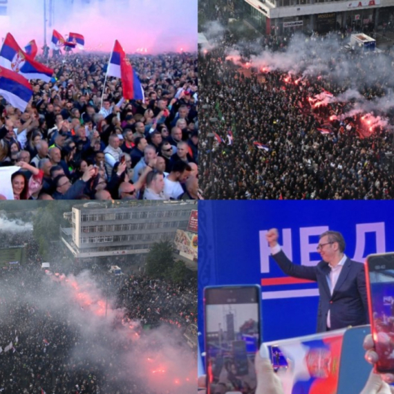 Vučić: "Milijarde evra su ulagane. Zamalo da im to pođe za rukom"; "Narod ne da Srbiju tuđinu u ruke" VIDEO