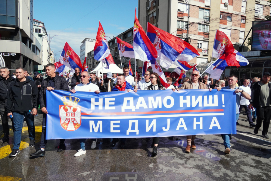 The longest flag of Serbia unfurled; Magnificent images; We will not stop PHOTO/VIDEO