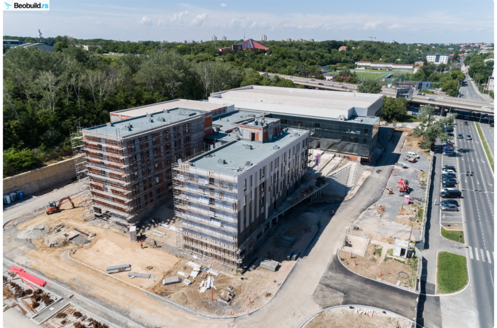 Poznato kada će biti završen Nacionalni odbojkaški centar na Novom Beogradu FOTO