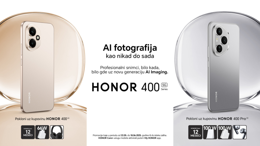 Predstavljeni Honor 400 i Honor 400 Pro - novi stadijum AI fotografije