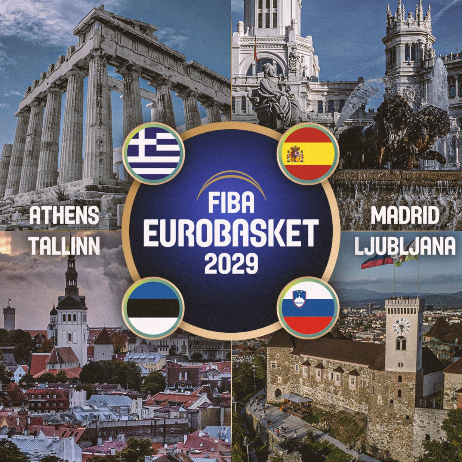 Određeni domaćini Evrobasketa 2029 – tu je i Slovenija, završnica u Španiji