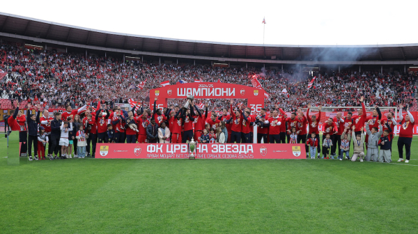 Gol Kange za kraj, Olajinka se vratio asistencijom – Zvezda "stotkom" proslavila titulu