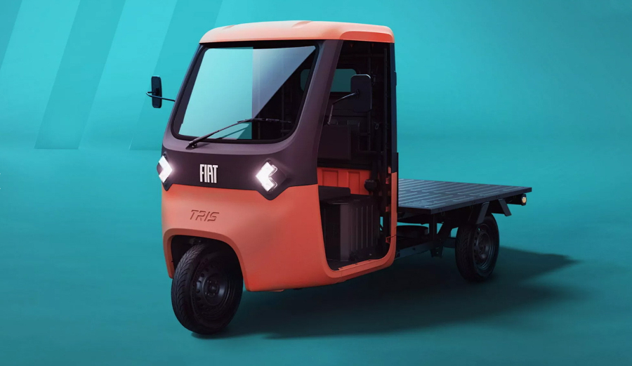 Fiat Tris je električni pikap na tri točka – stiže iz Afrike i nosi pola tone FOTO