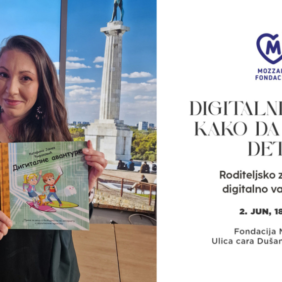 Digitalni svete, kako da čuvam dete: Besplatno predavanje Katarine Jonev u Fondaciji Mozzart