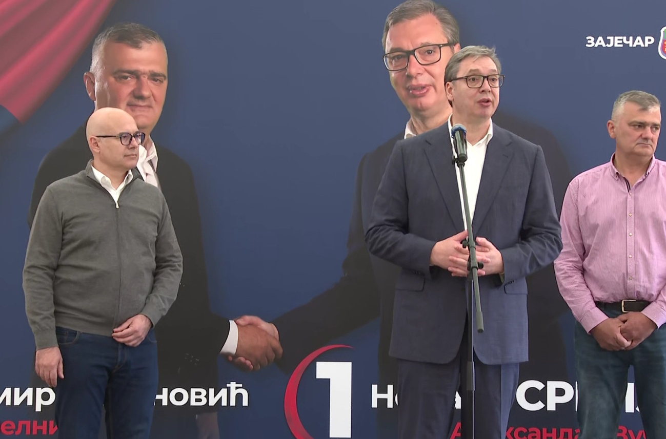 Vučević pozvao Zaječarce da 8. juna glasaju za listu "Ne damo Srbiju-Aleksandar Vučić"