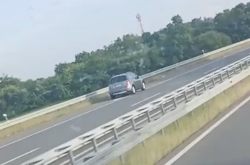 Horor na auto-putu "Miloš Veliki": Ozbiljan incident, ostali vozači se panično sklanjali u drugu traku VIDEO