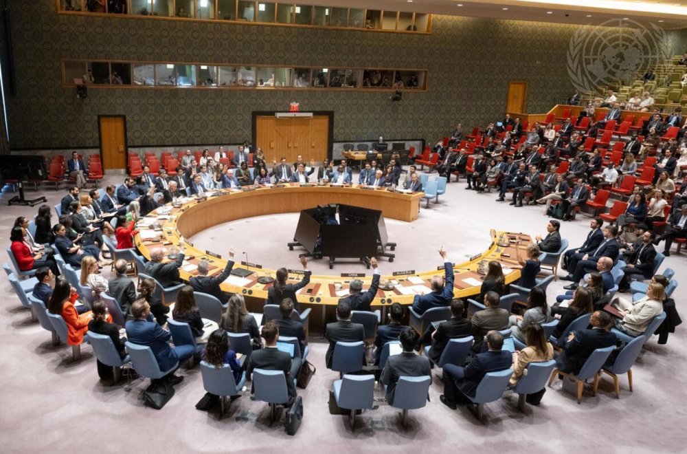The USA vetoed an immediate and permanent ceasefire