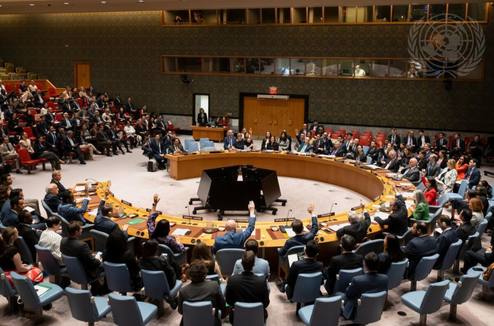 The USA vetoed an immediate and permanent ceasefire