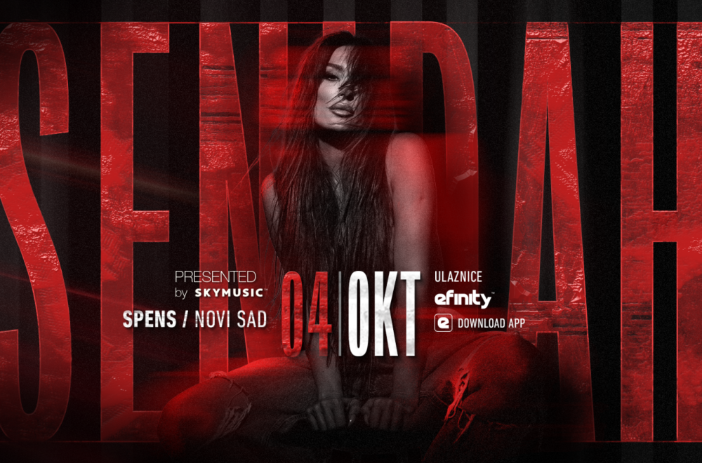 Senidah ne prestaje da niže uspehe! Zakazala solistički koncert u Novom Sadu – Spens 4. oktobar