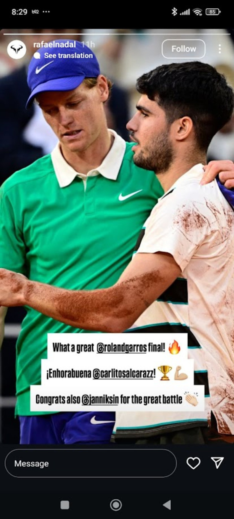 Nadal i Federer se poklonili Alkarasu i Sineru: Nezapamćeno FOTO