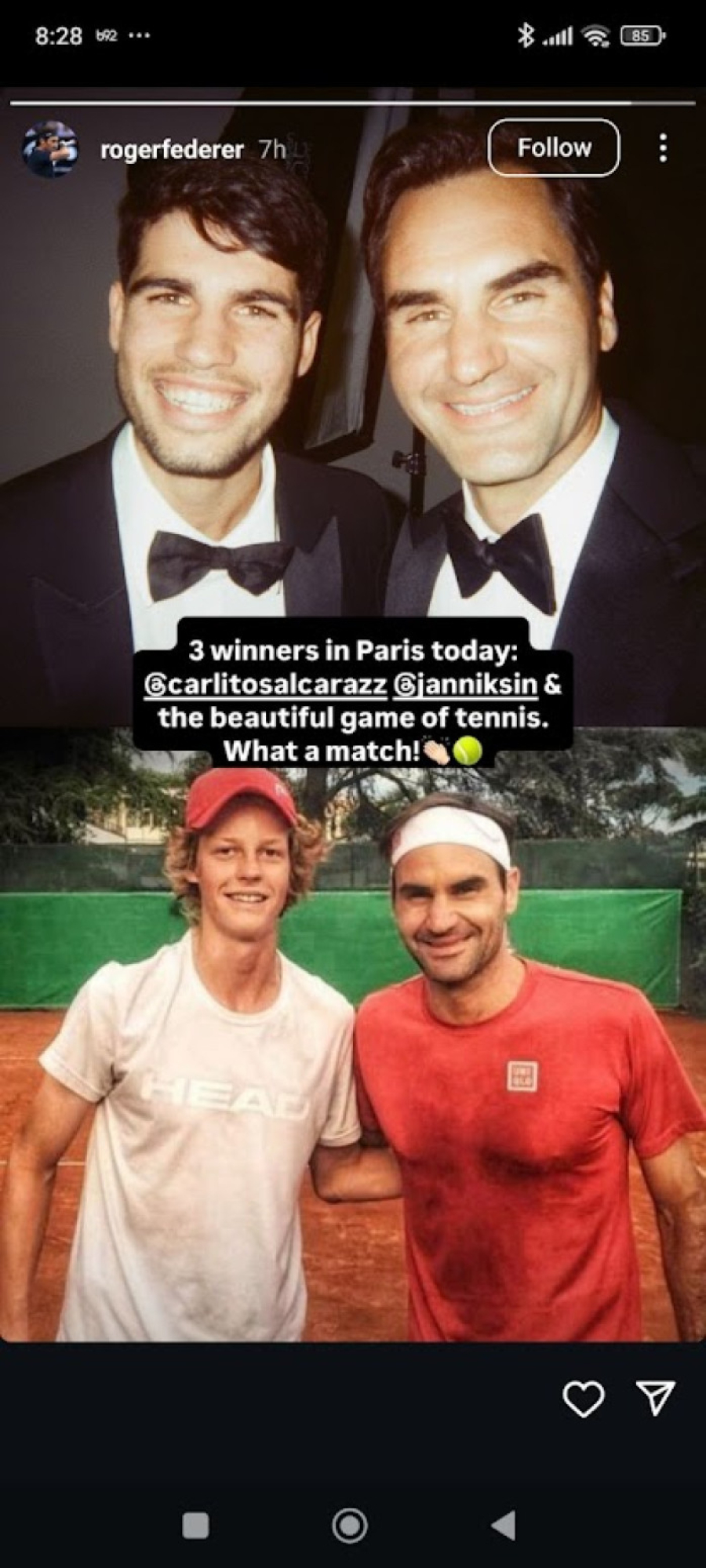 Nadal i Federer se poklonili Alkarasu i Sineru: Nezapamćeno FOTO