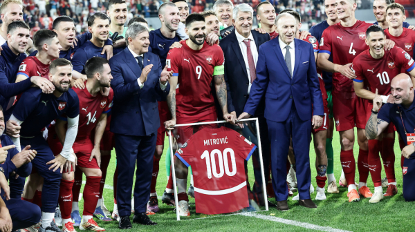Srbija prejaka za Andoru – Mitrovićev het-trik za 62/100; Piksi se "nije šalio"