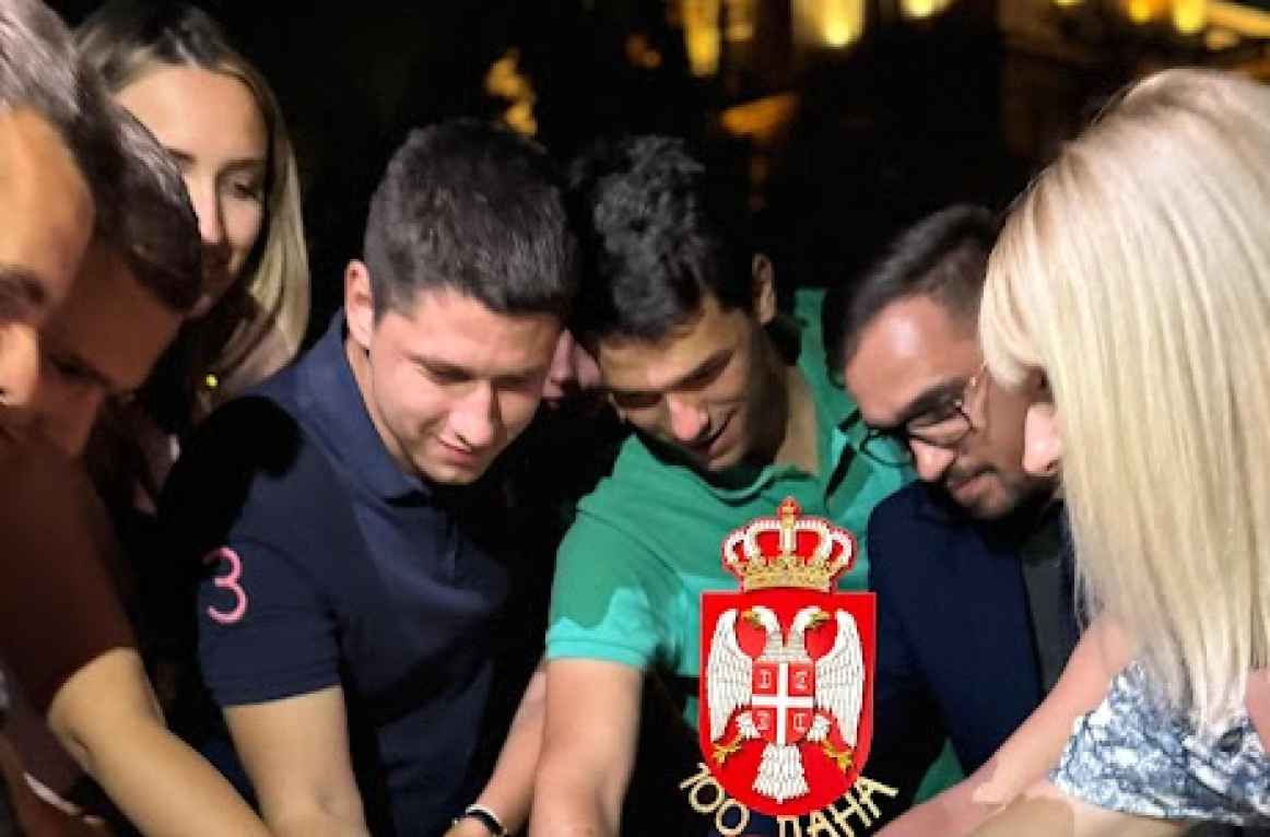 Studenti koji žele da uče obeležili 100 dana u Pionirskom parku FOTO
