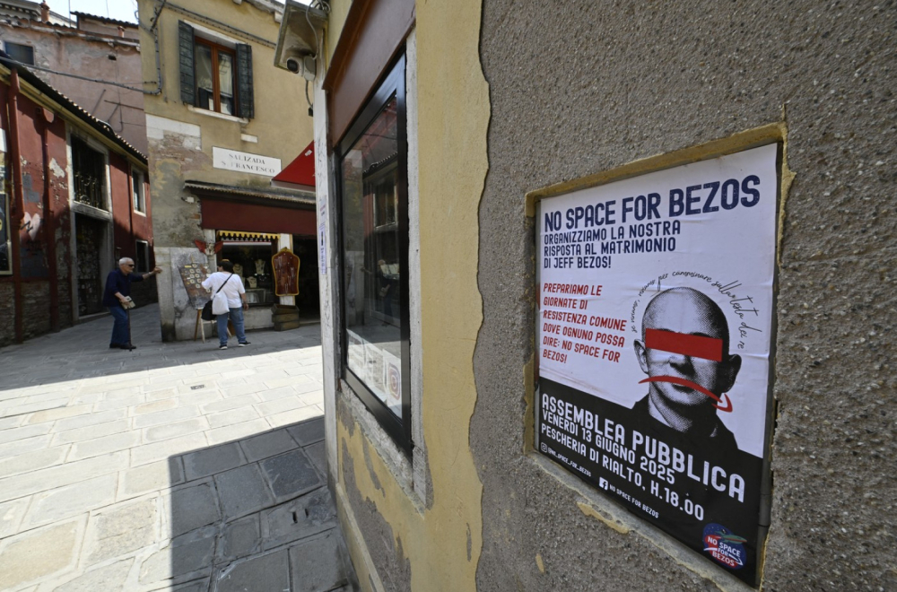 Protesti i nemiri: Ljudi u Veneciji besni zbog venčanja milijardera VIDEO