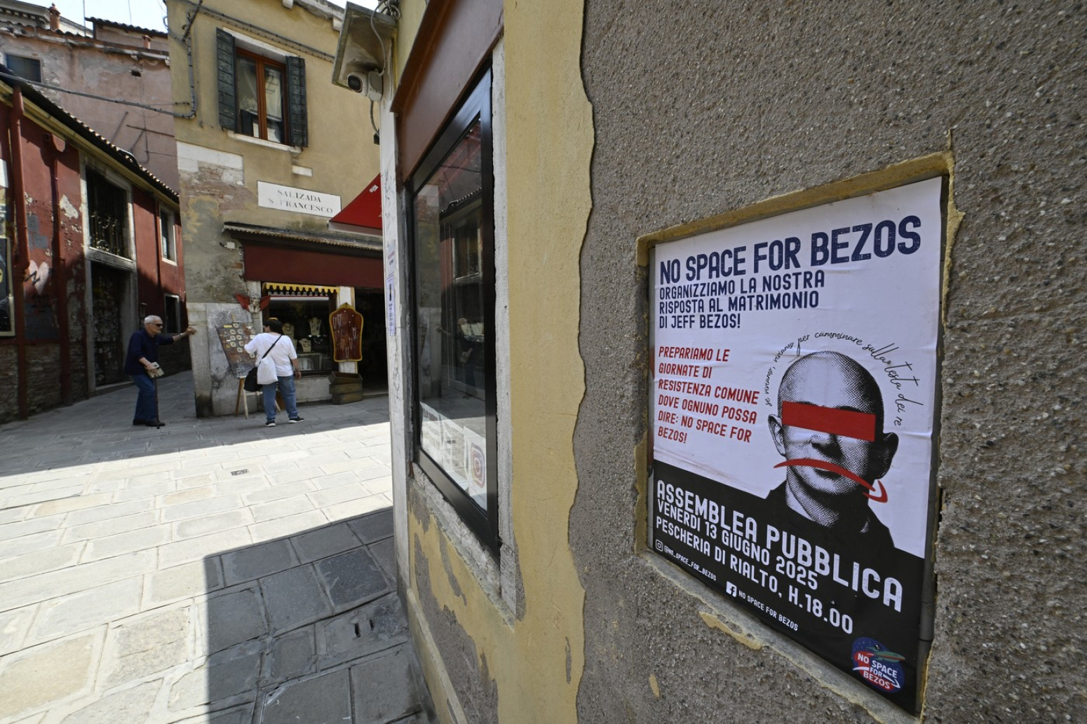 Džef Bezos izazvao pometnju u Veneciji; Protesti širom grada: U vazduhu je mnogo besa FOTO