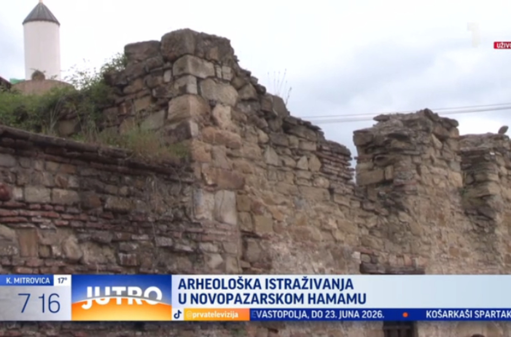 Arheološka istraživanja u Novom Pazaru: Rekonstruiše se jedinstveni objekat na Balkanu VIDEO