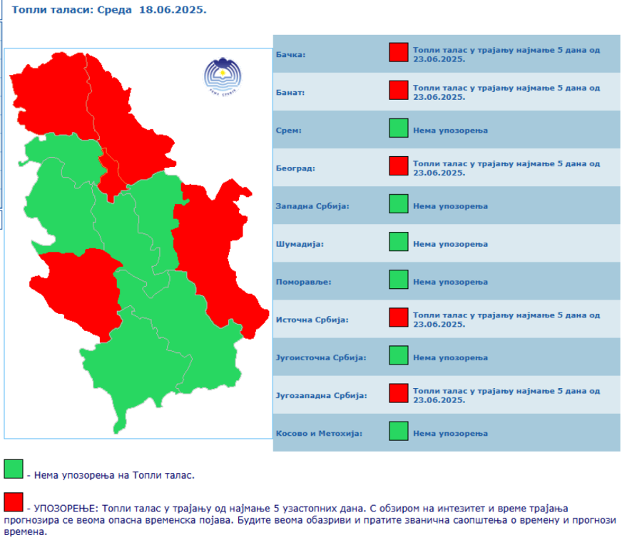 Spremite se – Srbija je na udaru; Izdato upozorenje na veoma opasnu vremensku pojavu