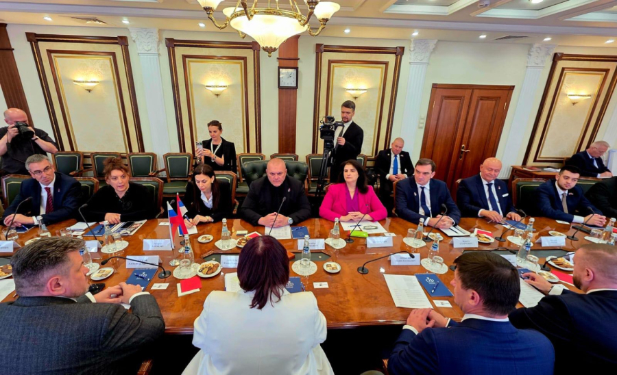 Marković u Moskvi: Podržavamo predsednika Srbije Aleksandra Vučića i zalažemo se za jačanje odnosa sa Rusijom