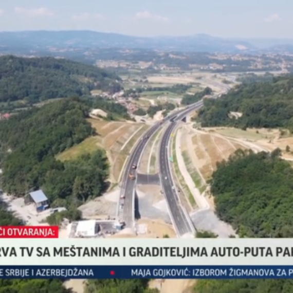 Radovi na auto-putu Preljina-Požega u završnoj fazi VIDEO