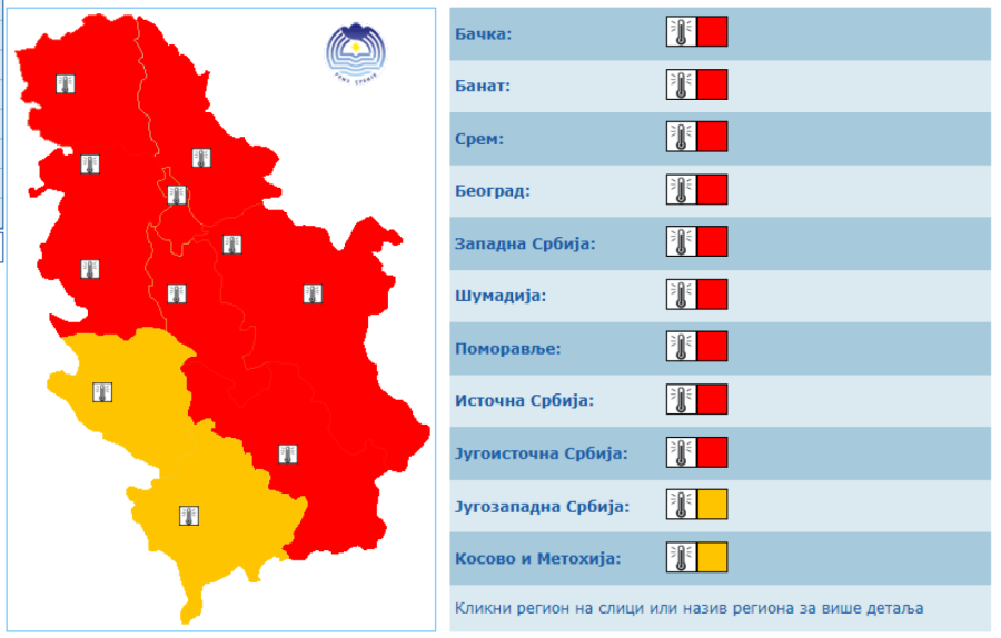 Srbija će danas goreti: Pakao od ranog jutra; Popaljeni alarmi; Građani, budite na oprezu