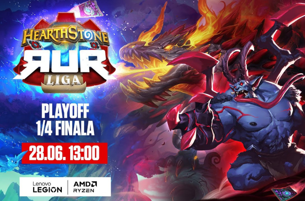 Sutra počinje plejof RUR Letnje Hearthstone Lige – prenos kreće u 13:00!