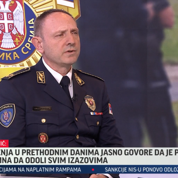Direktor policije za TV Prva: Garantujemo bezbednost; Spremni smo da reagujemo VIDEO