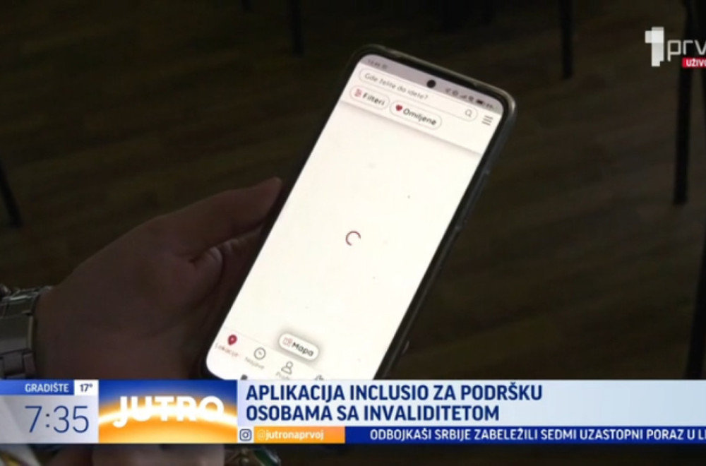 Aplikacija "Inclusio" za podršku osobama sa invaliditetom VIDEO