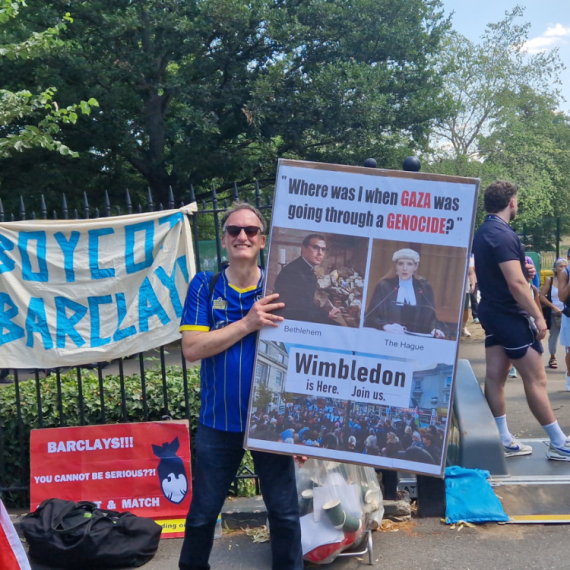 Šta se dešava u Londonu? Protest na Vimbldonu FOTO/VIDEO