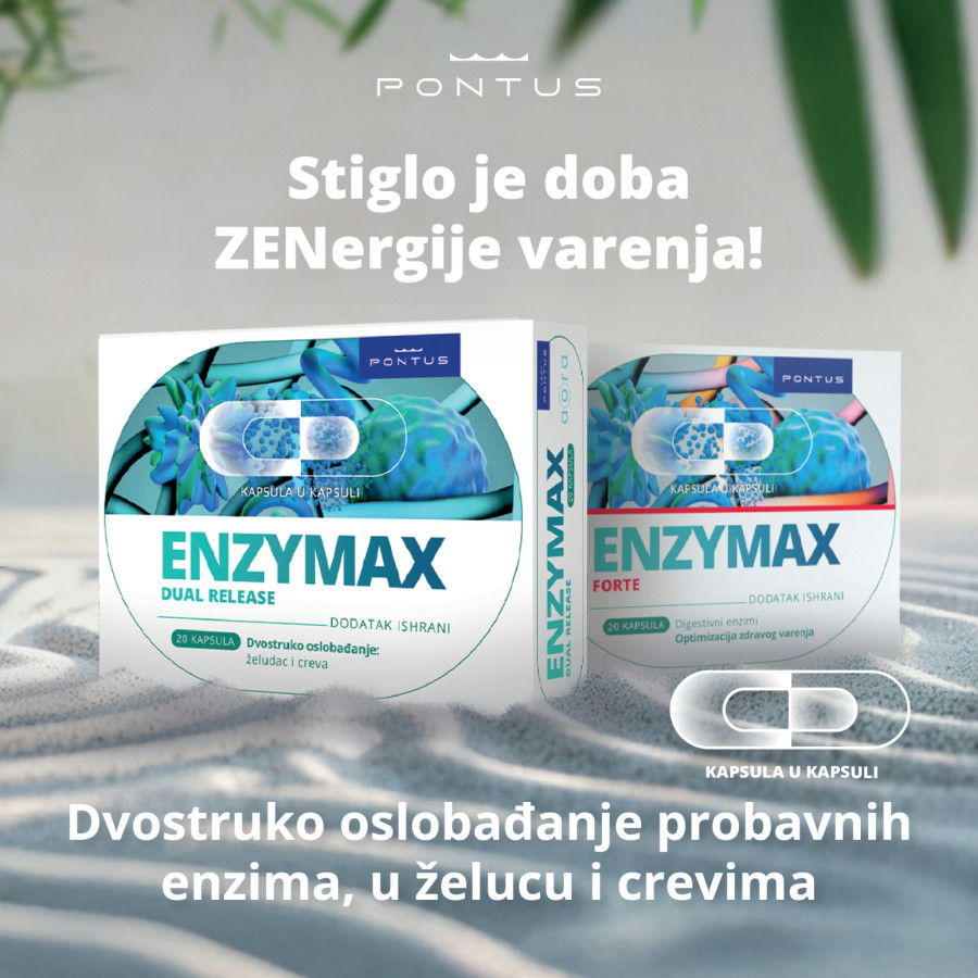 Enzymax – vaš saveznik za dobro varenje, dostupan u dve formulacije