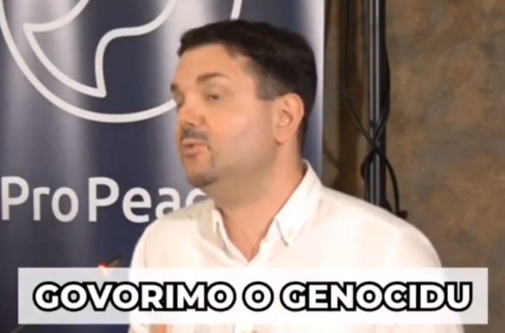 Dok blokaderi vrše nasilje po Srbiji, njihovi ideolozi u Sarajevu promovišu knjigu o genocidnim Srbima VIDEO