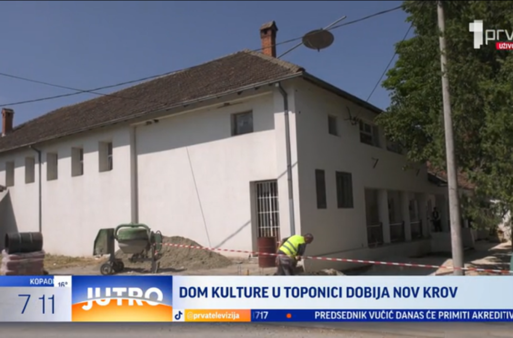 Dom kulture kod Kragujevca dobija novi krov: Izdvojeno 10 miliona za rekonstrukciju VIDEO