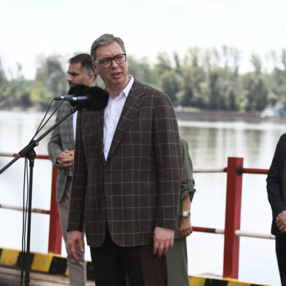 Vučić: Most preko Dunava 70 odsto završen, otvaranje pre kraja 2026; Ovo je razvoj za celu Vojvodinu VIDEO