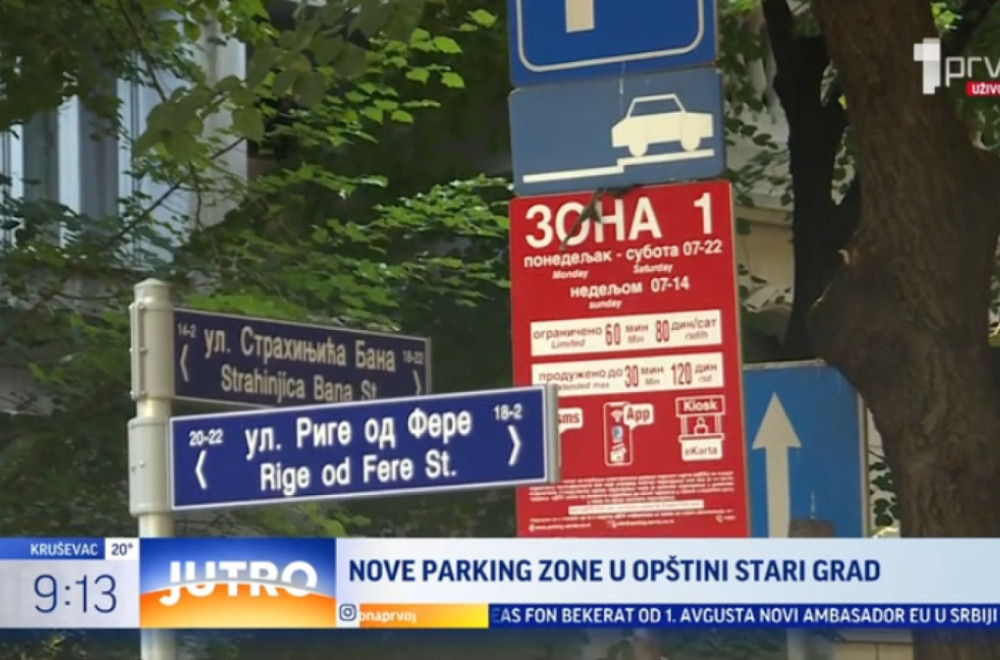 Od sada se naplaćuje i nedeljom: Potpuno nove zone parkiranja u centru Beograda VIDEO