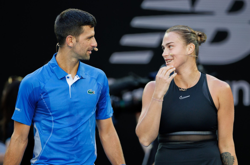 Sabalenka objavila video sa Đokovićem: Izgubila je opkladu, pa je morala ovo da uradi VIDEO