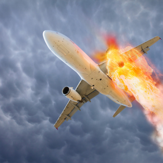 Drama: Zapalio se krcat Boing 767 VIDEO