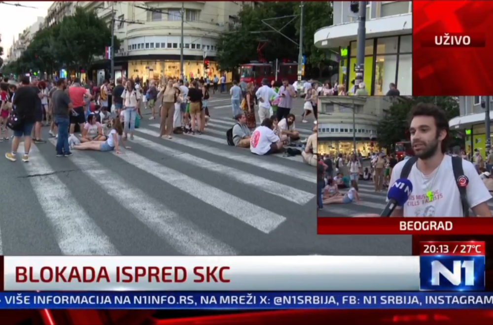 Reporterka N1 i blokaderi tuguju: "Protesti su pukli, svi su na holideju!" VIDEO