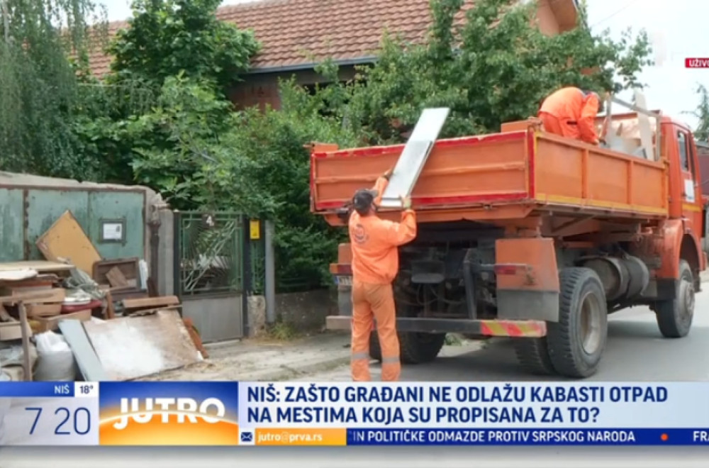 I pored tri reciklažna dvorišta, Nišlije kabasti otpad ostavljaju na ulici VIDEO