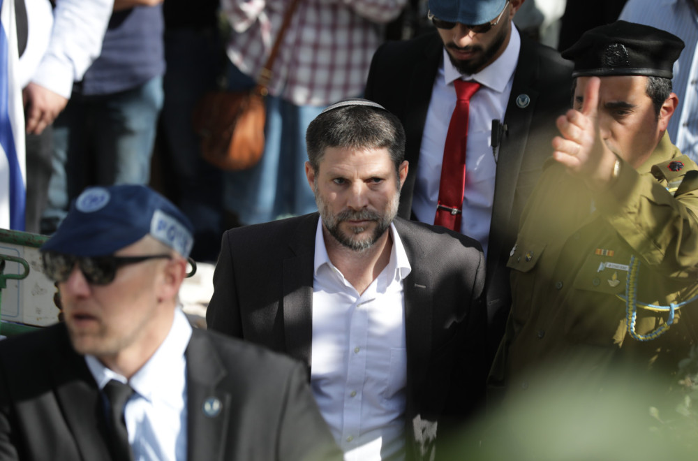 Izraelski ministar ponovo pozvao na ilegalnu aneksiju Zapadne obale