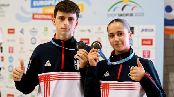 Bronzana medalja za Teodoru i Aleksu na EYOF-u