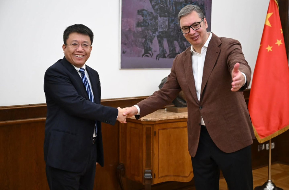Vučić sa delegacijom kompanije Huawei FOTO