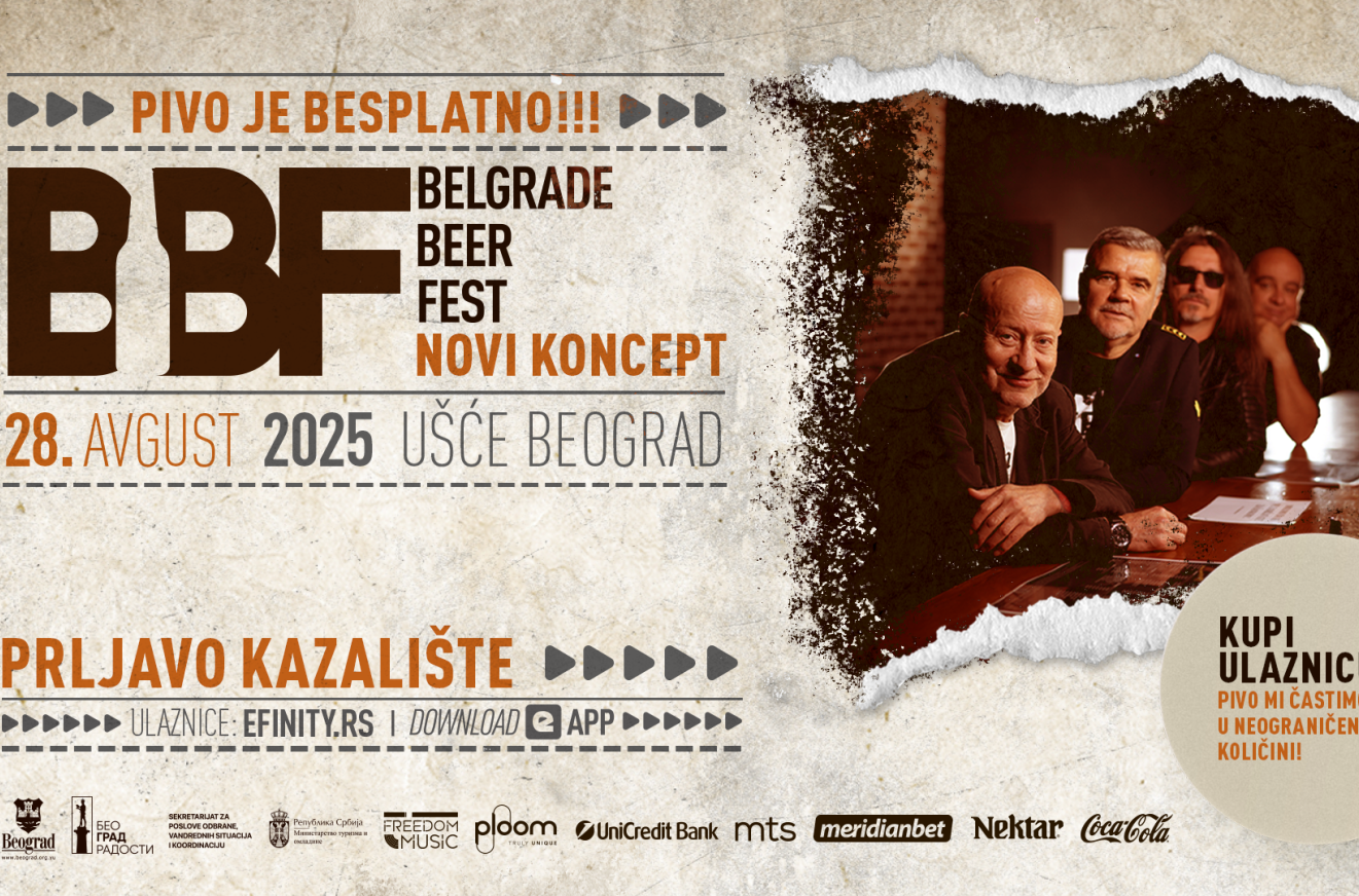 Rok spektakl leta na najvećoj bini u Evropi: Prljavo kazalište dolazi na Belgrade Beer Fest